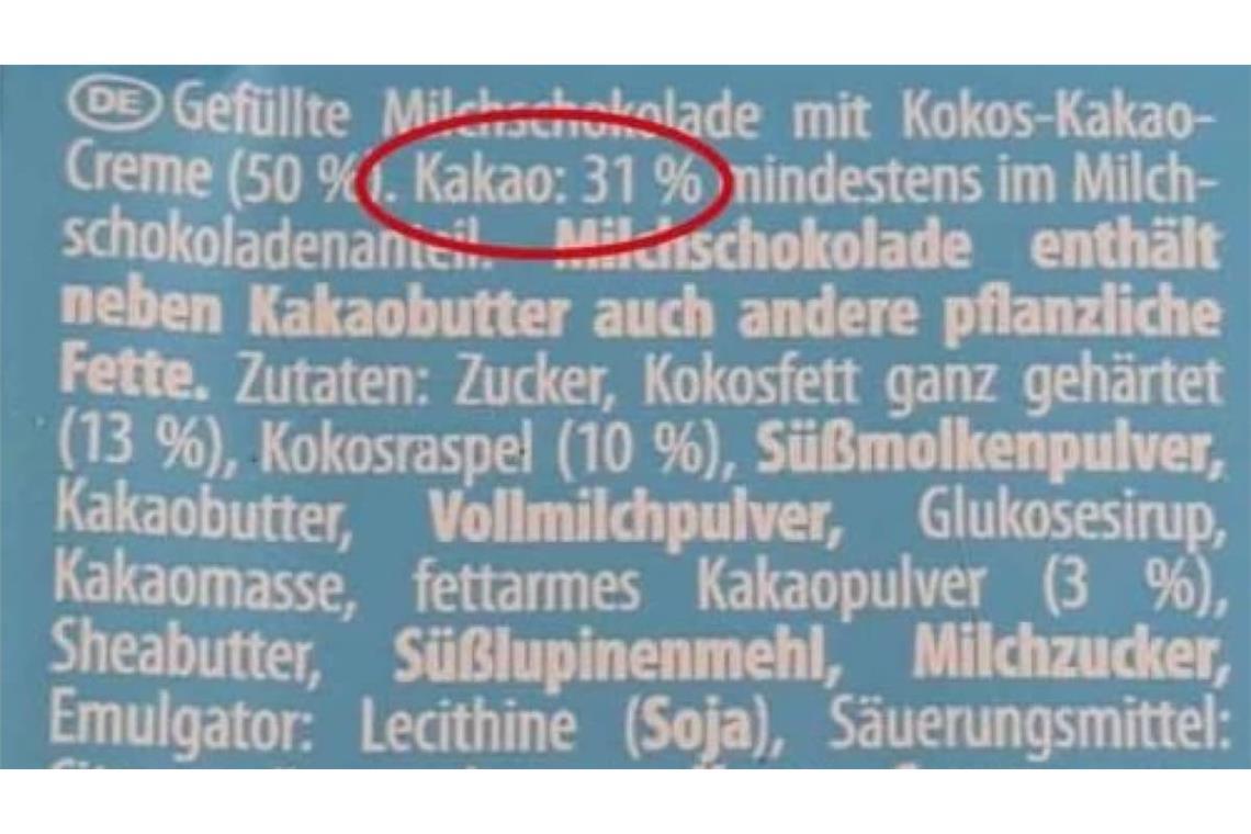 . . . unten die neue Variante der "Romy Schokolade".