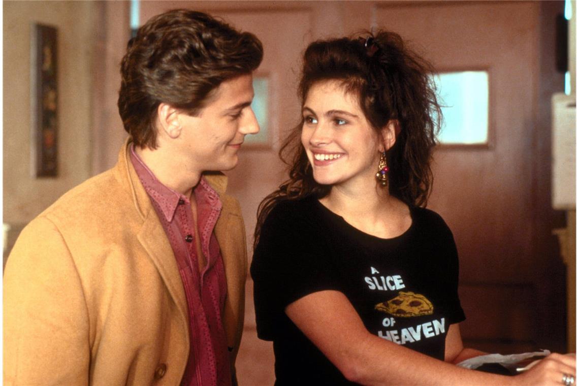 Neuer Film mit Julia Roberts: So hat sich die Hollywood-Ikone verändert 1987: Die Komödie "Pizza Pizza - Ein Stück von Himmel" war Roberts erster Kinoerfolg. (Links: Adam Storke)
