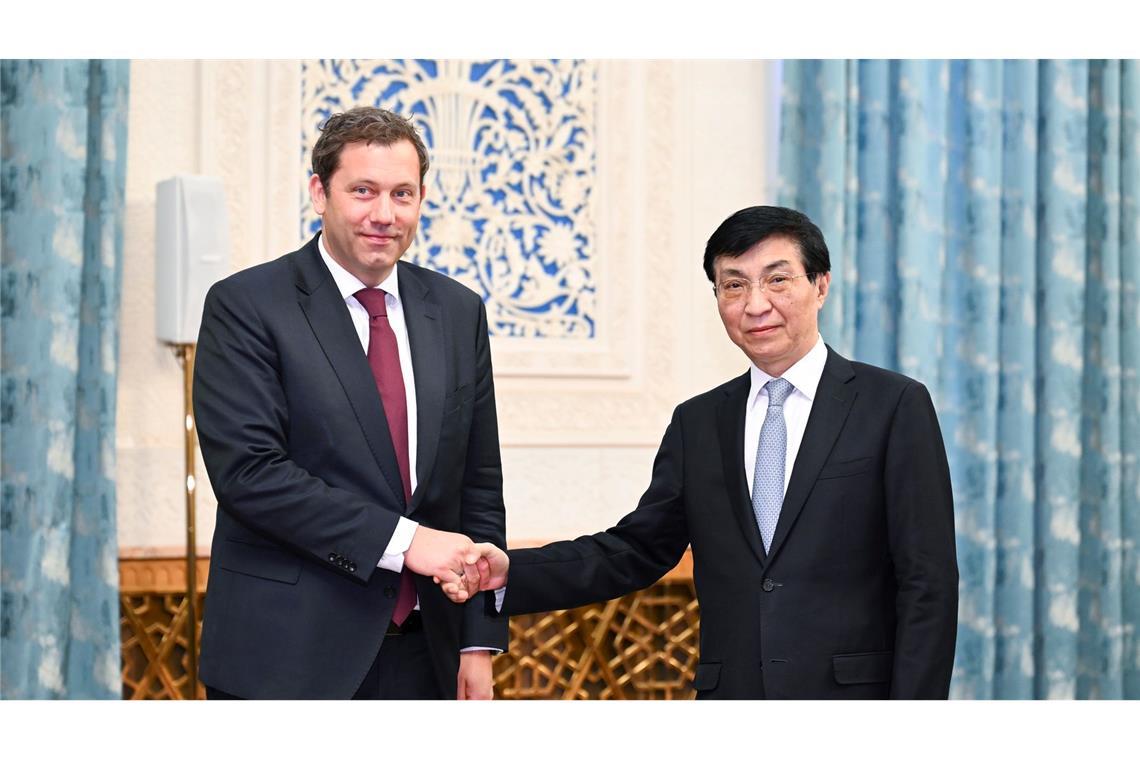 2023 war Klingbeil als SPD-Chef schon einmal für einen Parteiendialog in China. (Archivbild)