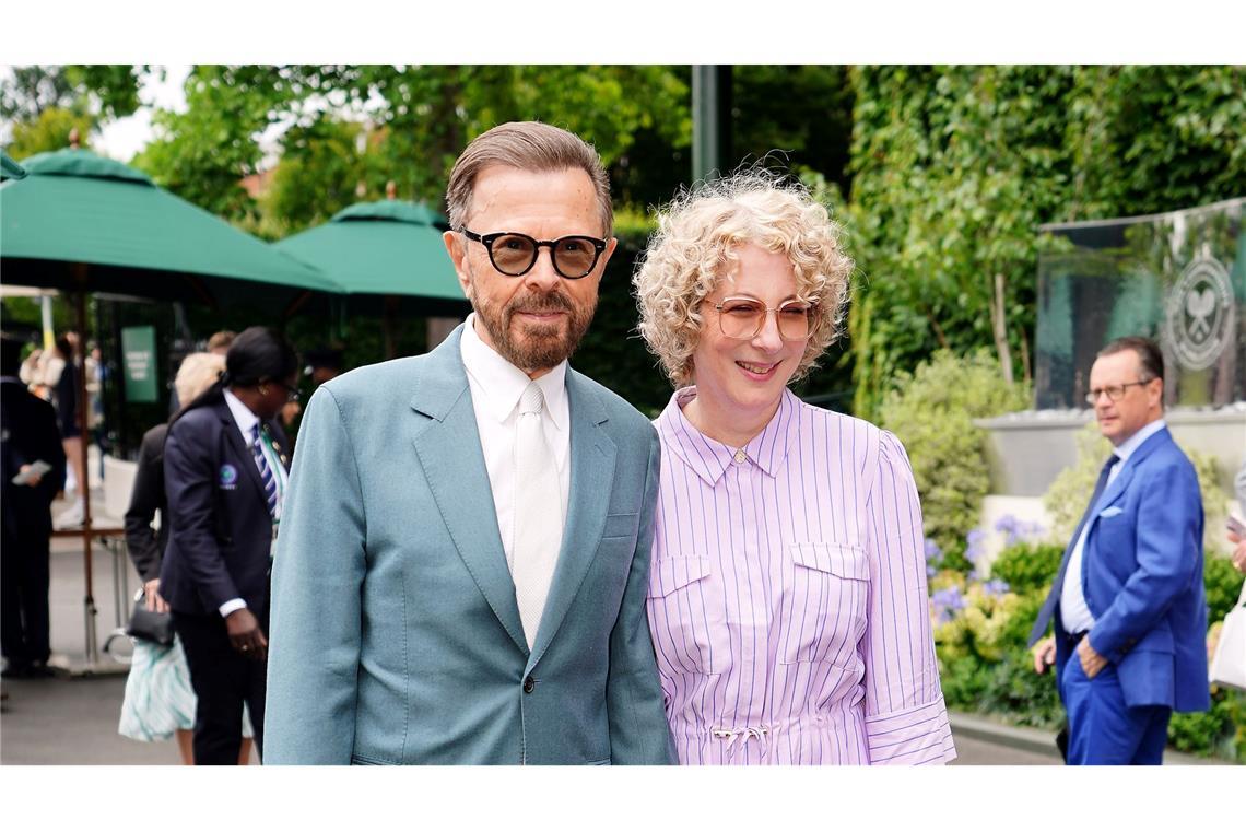 Gute Melodien und Geschäfte: Björn Ulvaeus von Abba ist 80 2024 heiratete Björn Ulvaeus die Dänin Christina Sas (Archivbild).