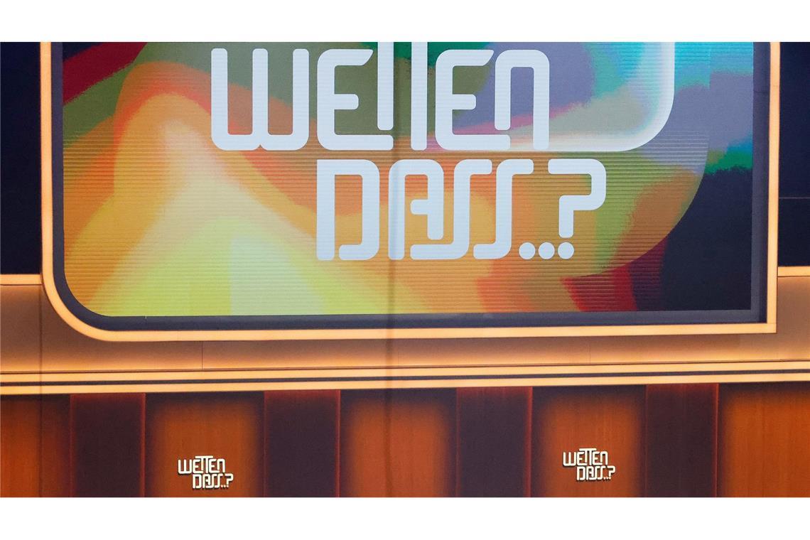 ZDF: Kein "Wetten, dass..?" im Jahr 2025 2025 wird es keine Neuauflage von "Wetten, dass..?" geben.