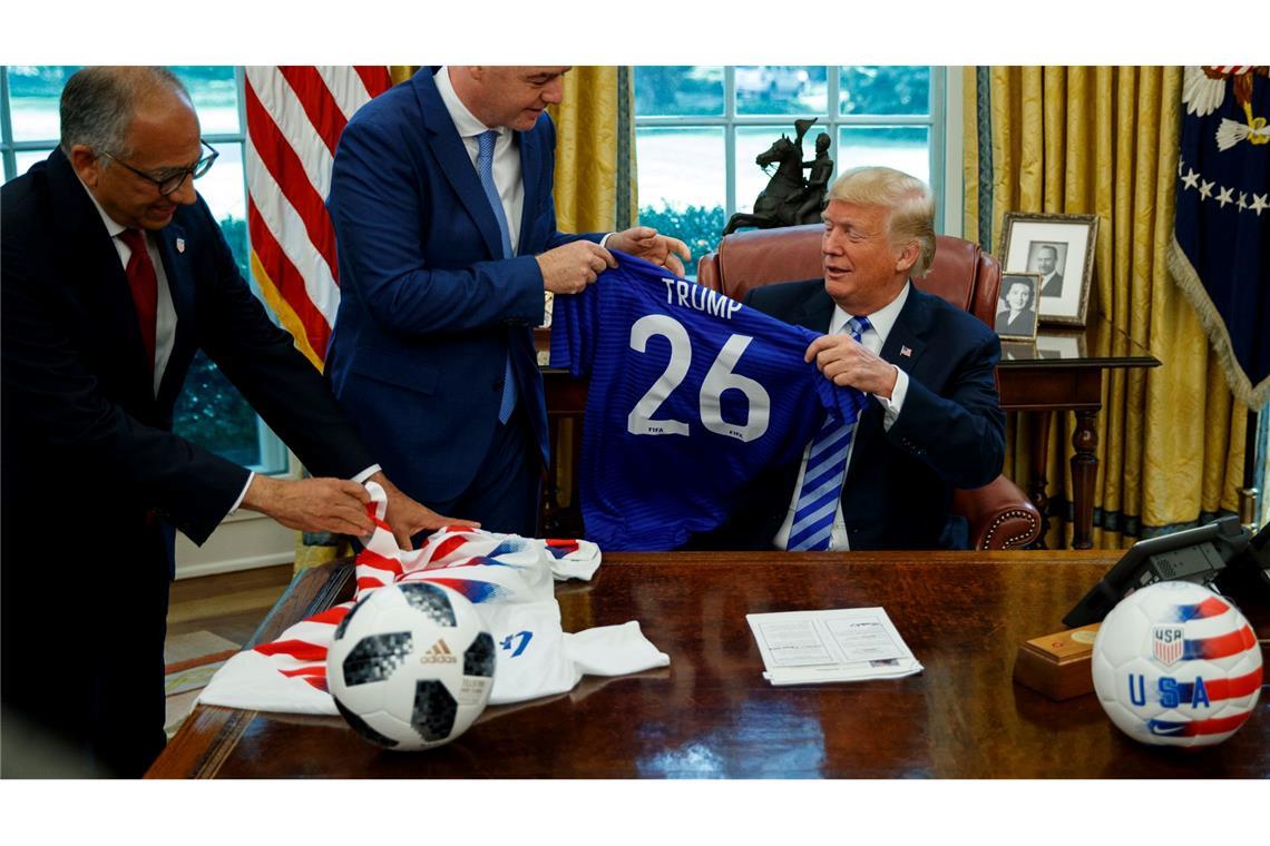 Trumps Politik als FIFA-Problem: Sorgen vor der Club-WM 2026 sollen die USA das Herz der Mega-WM sein.