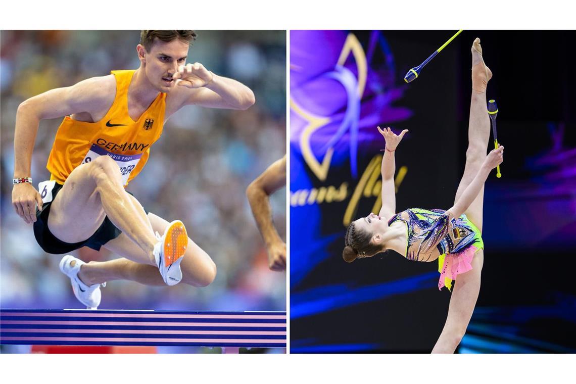 3000-Meter-Hindernisläufer Velten Schneider  und die Rhythmische Sportgymnastin Lada Pusch sind Athleten des Olympiastützpunkts Stuttgart.