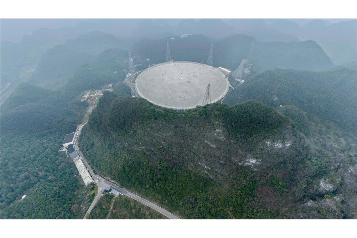 500 Meter Durchmesser: Gigantisches Radioteleskop in Guizhou