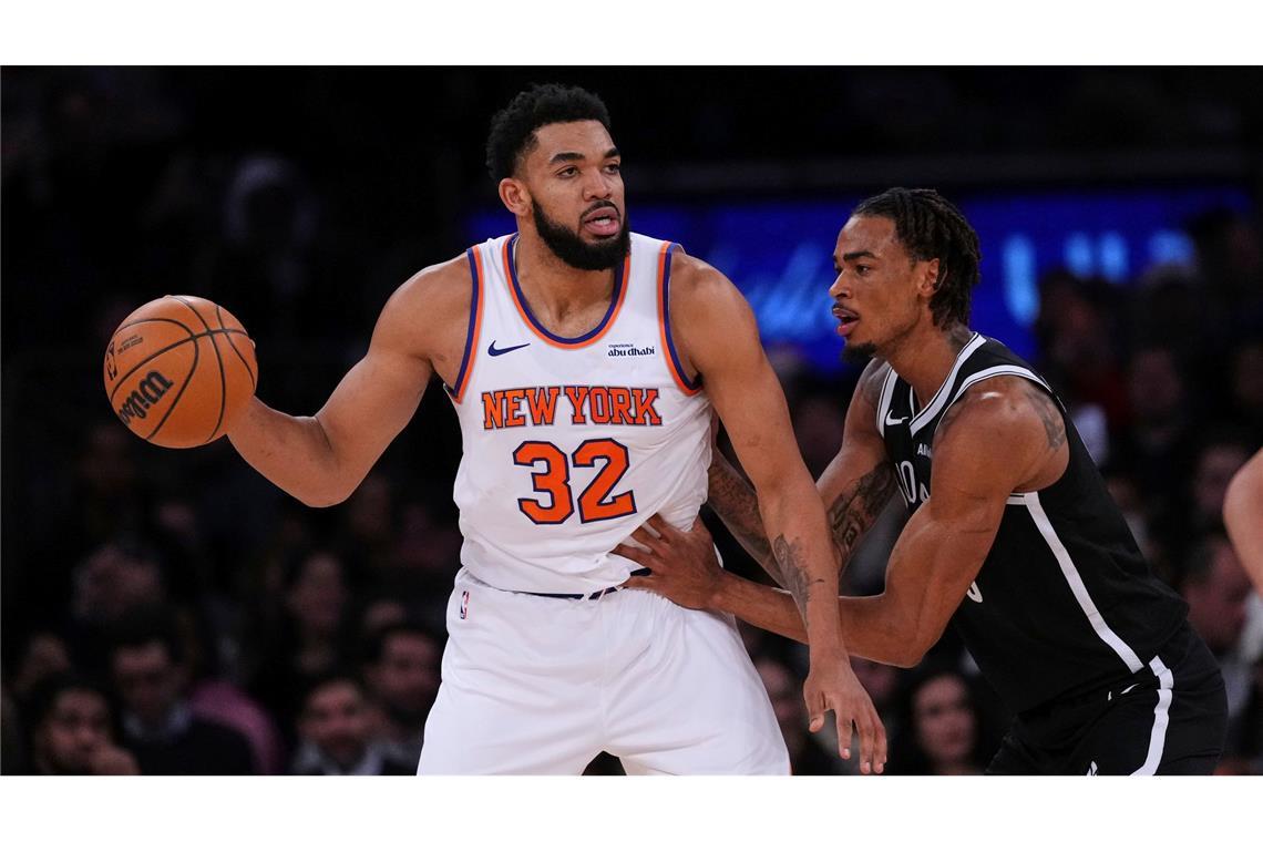 54 Punkte Vorsprung erarbeiteten sich die Knicks im Stadtduell mit den Nets.