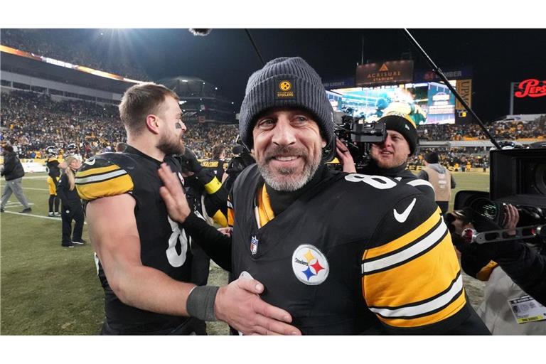 Aaron Rodgers hat mit den Pittsburgh Steelers die Playoffs erreicht.