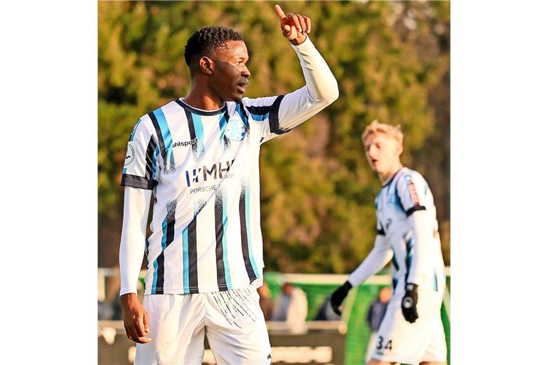 Abdoulie Mboob konnte bisher nur in Testspielen für die Stuttgarter Kickers am Ball sein.