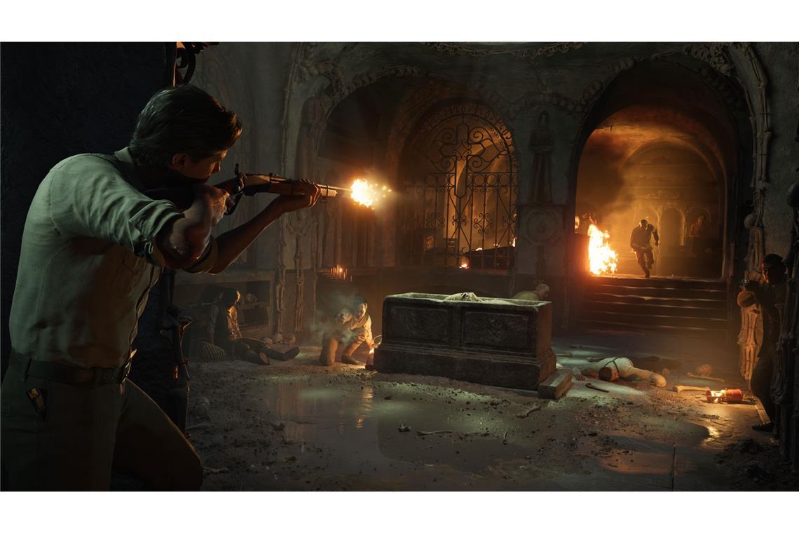 Aber auch klassische Third-Person-Shooter-Action wird geboten – in Deckung bleiben lautet oft das Erfolgsrezept.