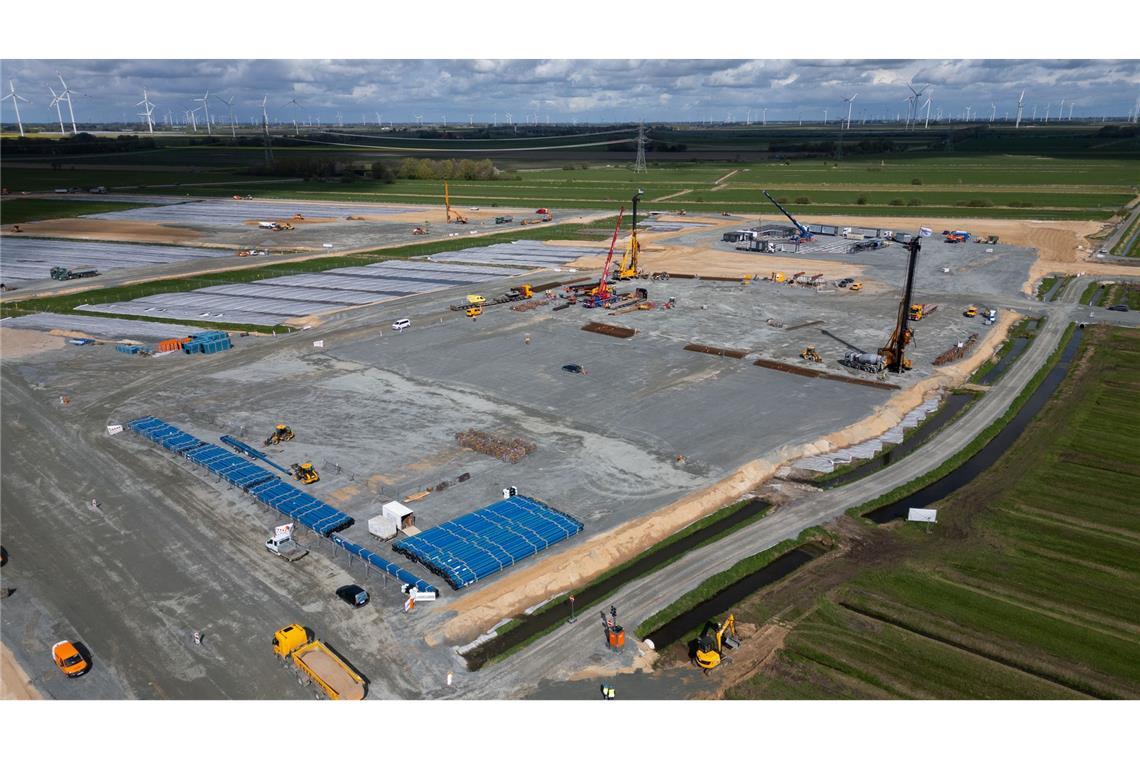 Northvolt beantragt Gläubigerschutz Aber der Zeitplan für die Großbaustelle verzögert sich. (Archivbild)