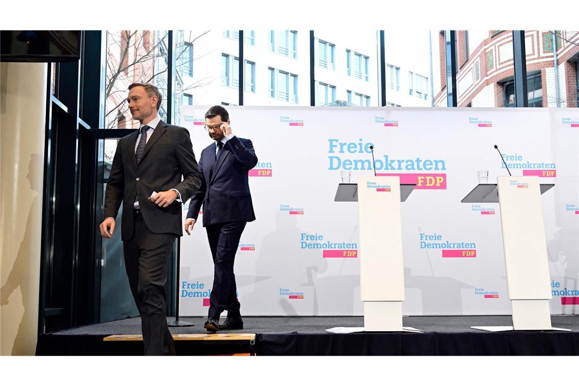 Die FDP sucht ihren Trümmermann – oder die Trümmerfrau Abgang: FDP-Chef Christian Lindner hat angekündigt, sich aus der Politik zurückziehen zu wollen.