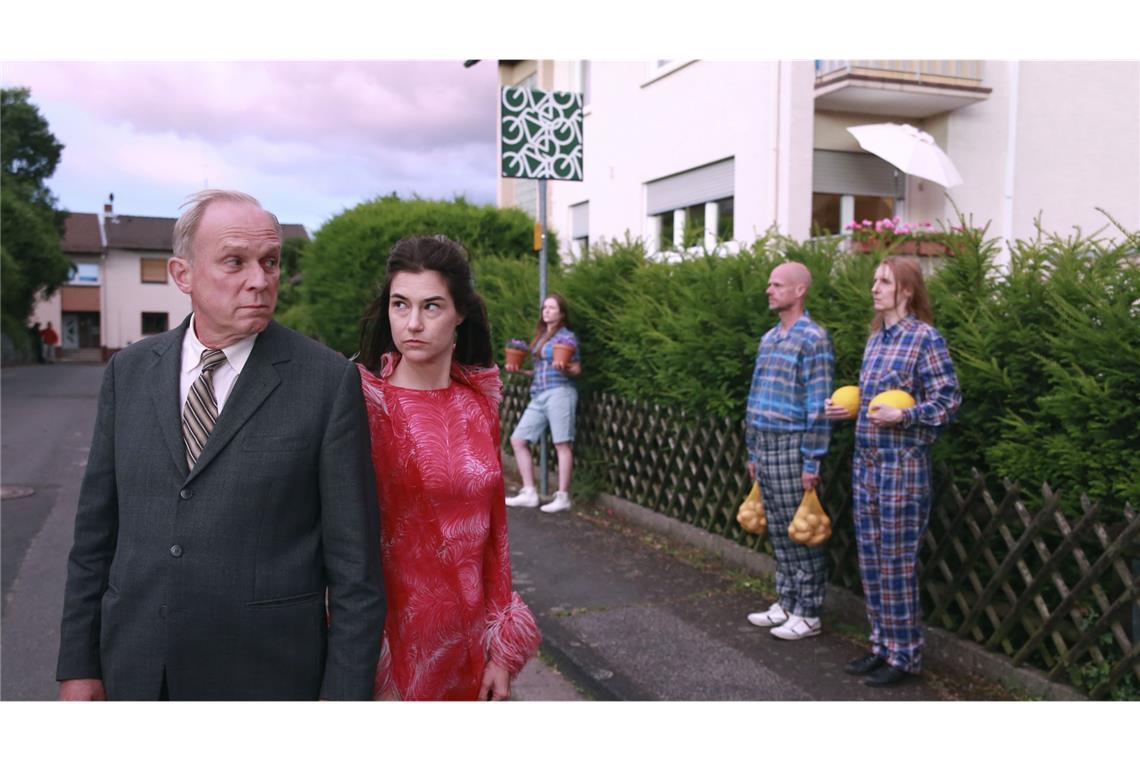 Abgetaucht ins Unterbewusstsein: Felix Murot (Ulrich Tukur) wandelt mit  Eva Hütter (Nadine Dubois) durch eine merkwürdige Welt.