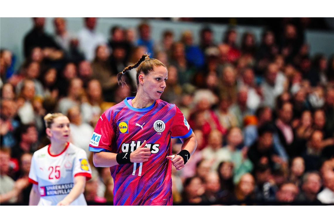 Abwehrchefin Xenia Smits wird mit ihrer Erfahrung in der Defensive den Ton angeben. Sie spielt nach dem Aus der HB Ludwigsburg für den französischen Erstligisten Metz Handball. Länderspiele: 145, Alter: 31 Jahre