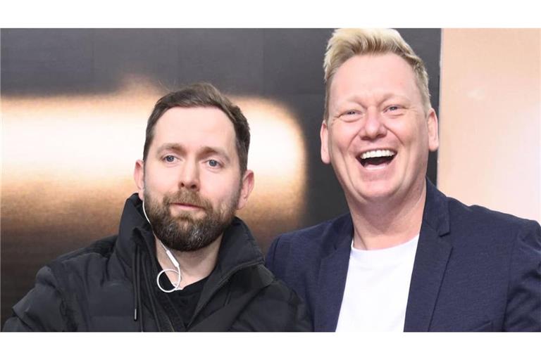 Adam Wolke und Jens Knossalla, der den Streamer in die Quizshow von Joko und Klaas „geschleust“ hatte.