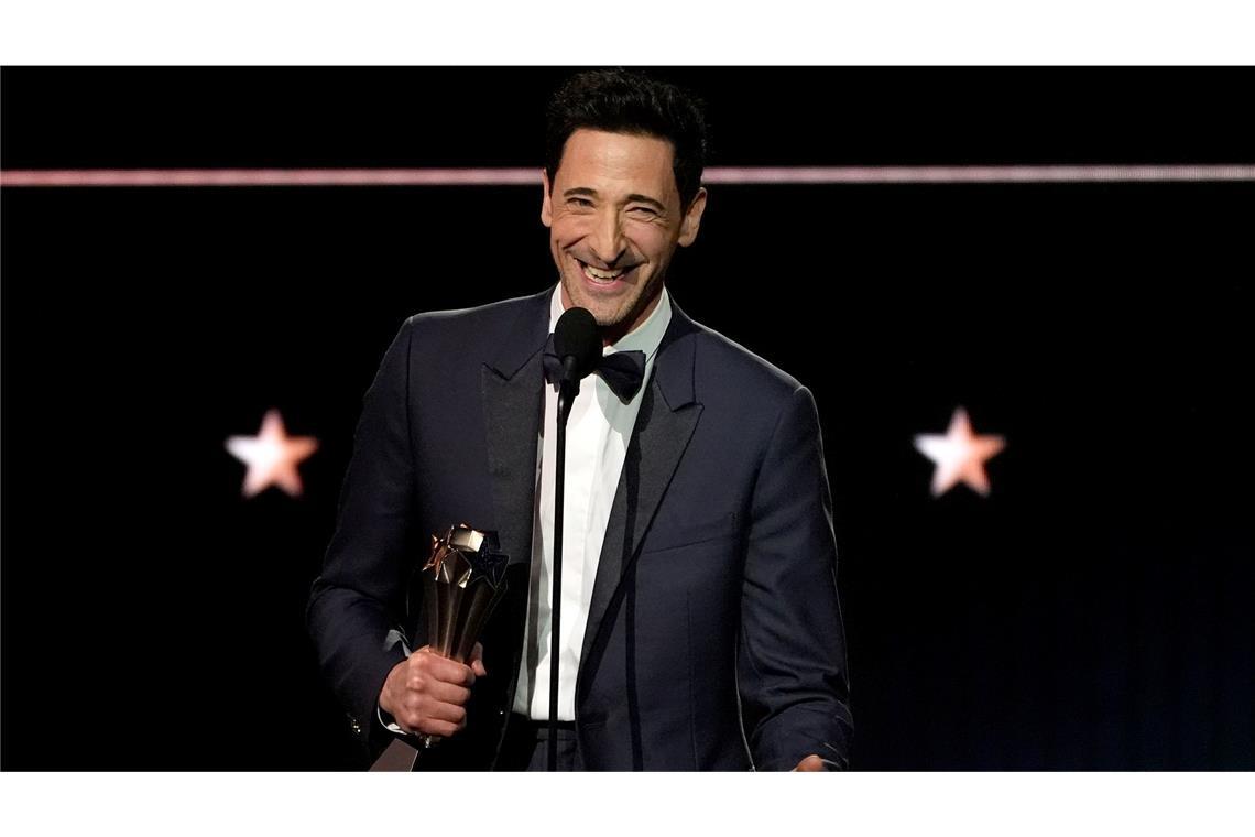 Kritiker zeichnen Demi Moore als beste Schauspielerin aus Adrien Brody ("The Brutalist") nimmt den Preis für den besten Schauspieler nach Hause.