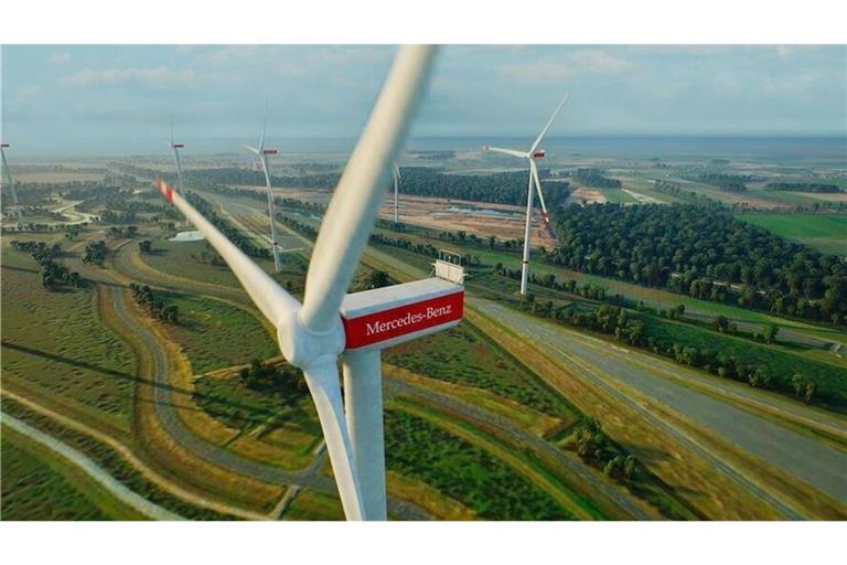 Ähnlich wie auf diesem Bild soll ein Windpark auf dem Mercedes-Testgelände in Papenburg entstehen.