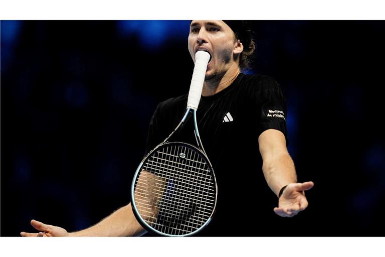 Ärgerte sich im Match gegen Sinner nicht nur über vergebene Breakbälle: Alexander Zverev