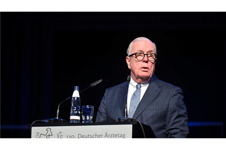 Ärztepräsident Reinhardt: "Stellen Sie diese Reform auf "Hold"."