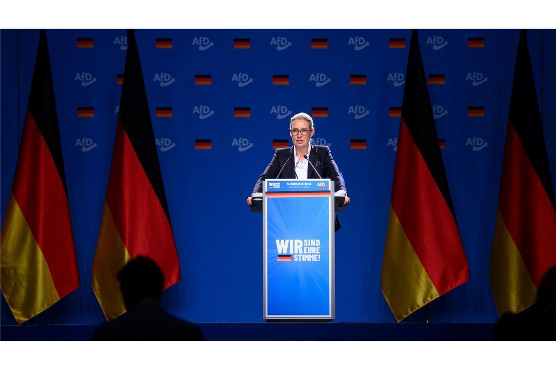 Elf Zitate: Was die deutsche Politik 2024 bewegte AfD-Chefin Alice Weidel teilt gegen den Verfassungsschutz aus. (Archivbild)