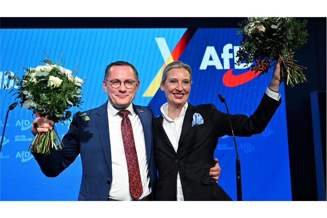Weidel: AfD ist bereit zu Regierungsbeteiligung AfD-Kanzlerkandidatin Alice Weidel ist bereit für eine Regierungskoalition.