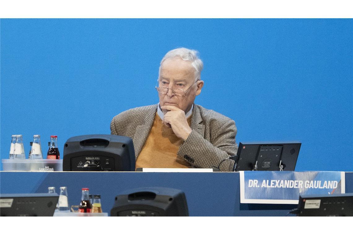 Hitler ein Kommunist? Gauland widerspricht Weidel AfD-Mitgründer und -Ehrenvorsitzender Alexander Gauland