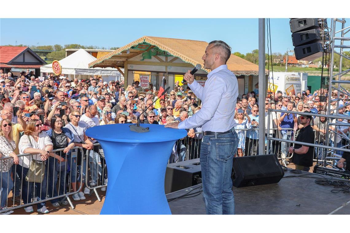 AfD-Spitzenkandidat Ulrich Siegmund plant mit einem 1,4-Millionen-Euro-Budget einen Wahlkampf, "den Deutschland noch nicht gesehen hat".