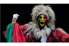 Afrika Cup: Ein Senegal-Fan reagiert bei dem Vorrundenspiel der Gruppe D gegen DR Kongo am 2. Spieltag.