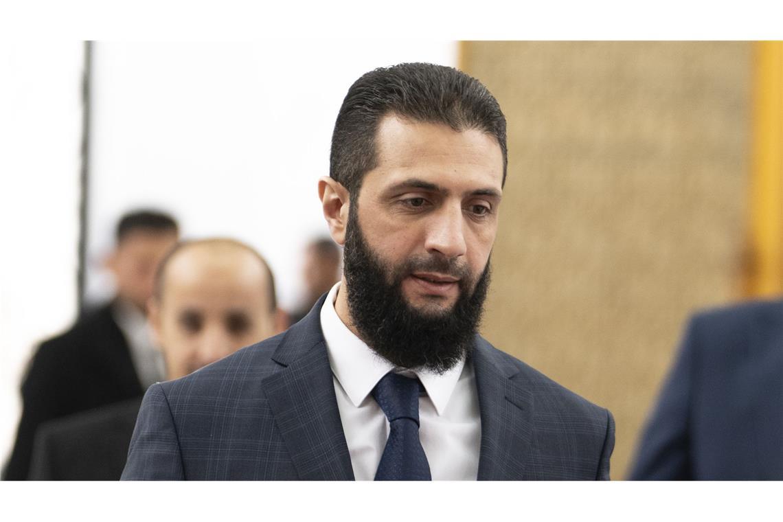 Staatsagentur: Al-Scharaa Übergangspräsident Syriens Ahmed al-Scharaa