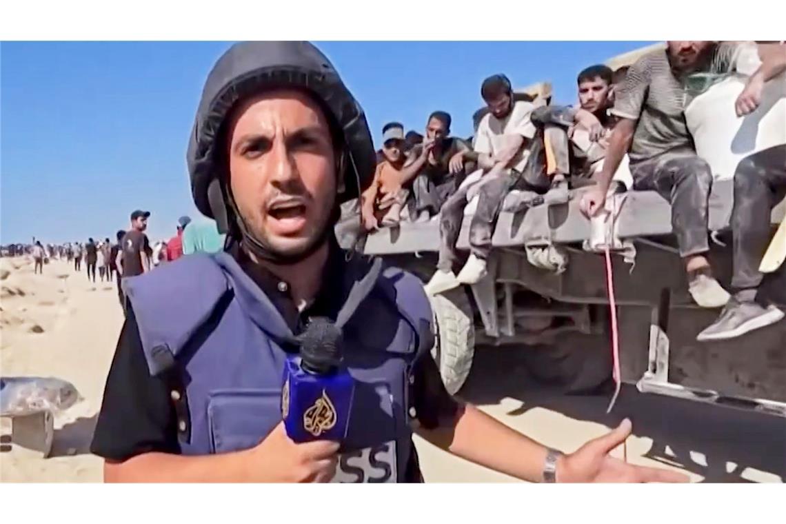 Al-Dschasira-Korrespondent Anas al-Scharif wurde zusammen mit anderen Journalisten getötet. (Archivbild)