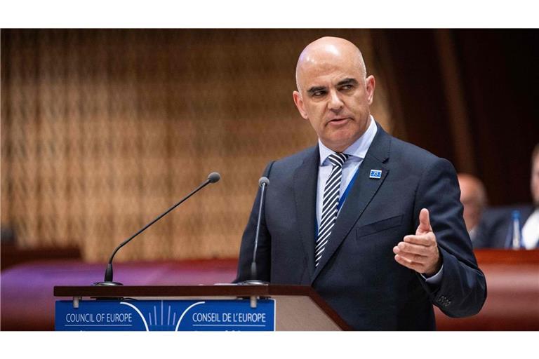 Alain Berset, Generalsekretär des Europarates, warnt davor,  die Unabhängigkeit des Gerichtshofs für Menschenrechte in Zweifel zu ziehen.