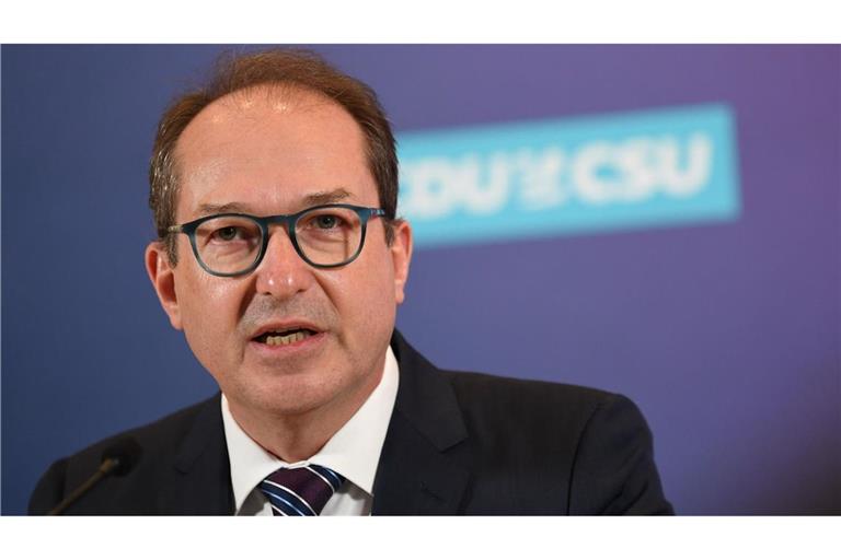 Alexander Dobrindt ist Bundesinnenminister in der neuen Bundesregierung.