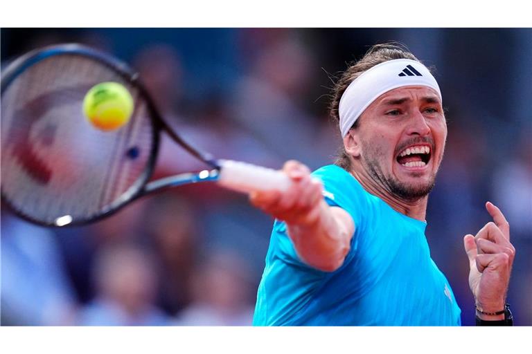 Alexander Zverev hat in Madrid das Finale erreicht.