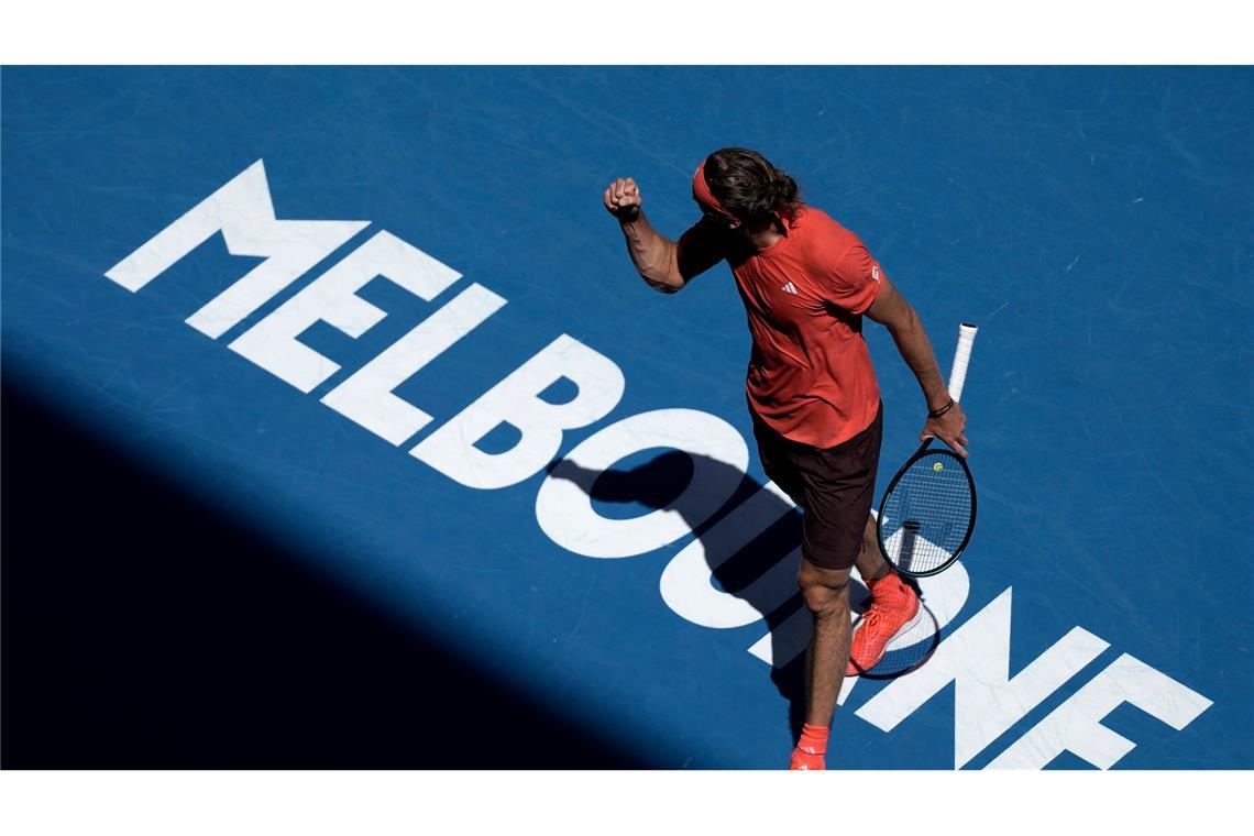 Zverev erreicht Halbfinal-Showdown gegen Djokovic Alexander Zverev hat in Melbourne weiter Grund zum Jubeln