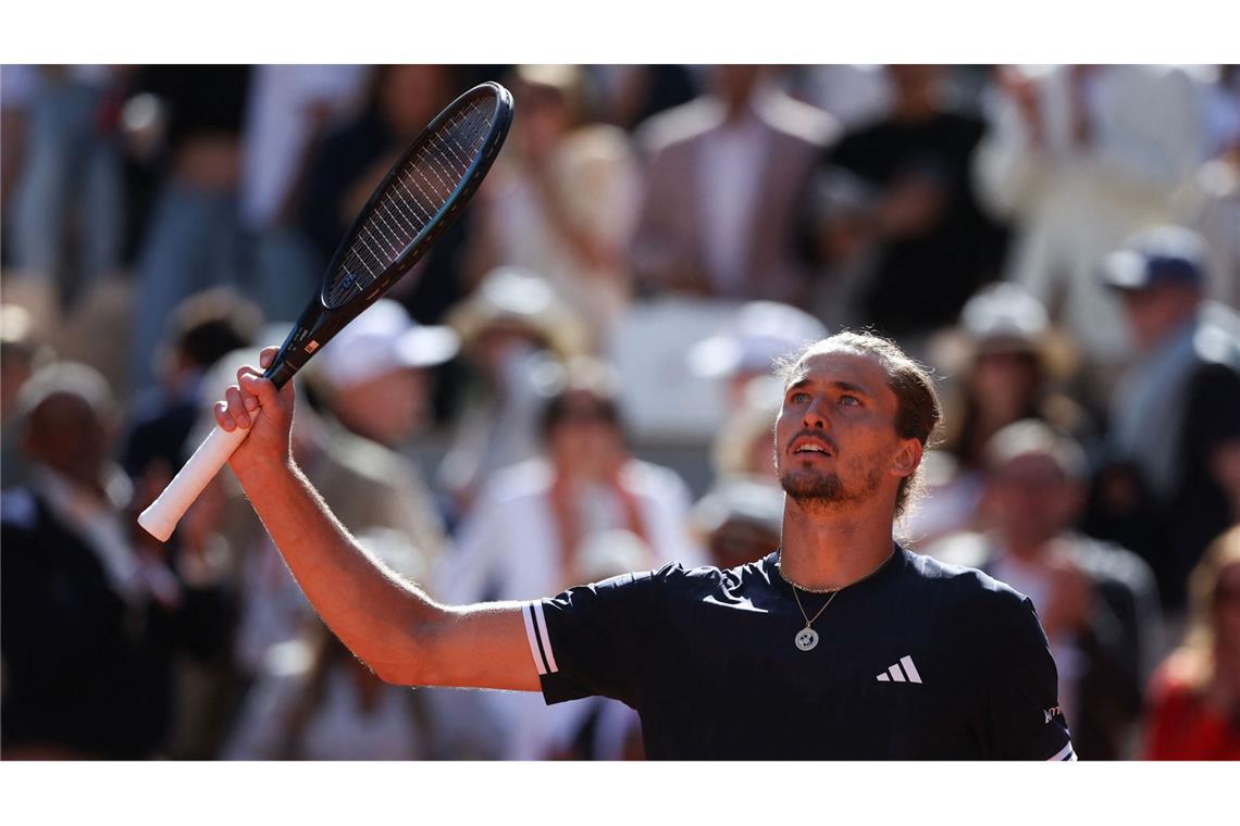 Alexander Zverev hat sein Halbfinale souverän gewonnen.