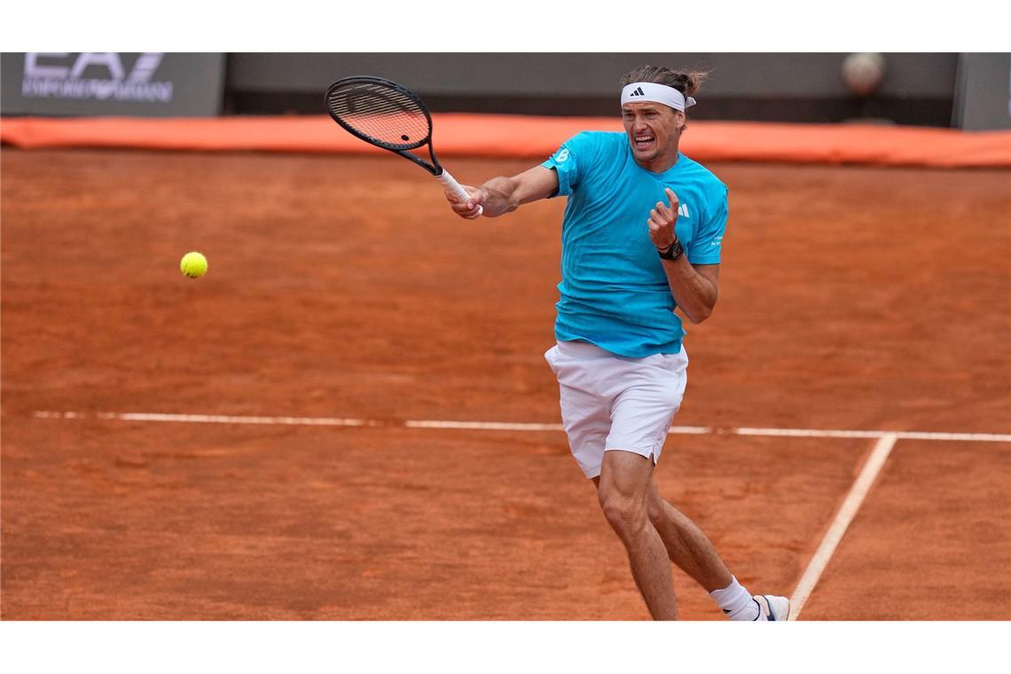 Alexander Zverev in Aktion. (Archivbild)