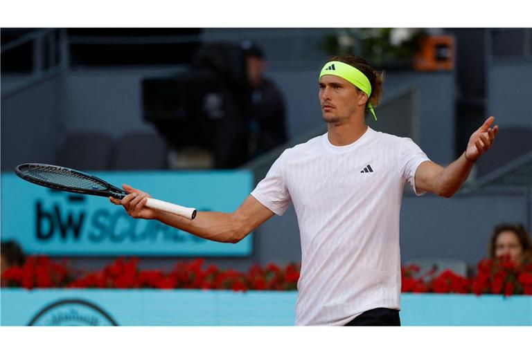 Alexander Zverev ist in Madrid ausgeschieden.