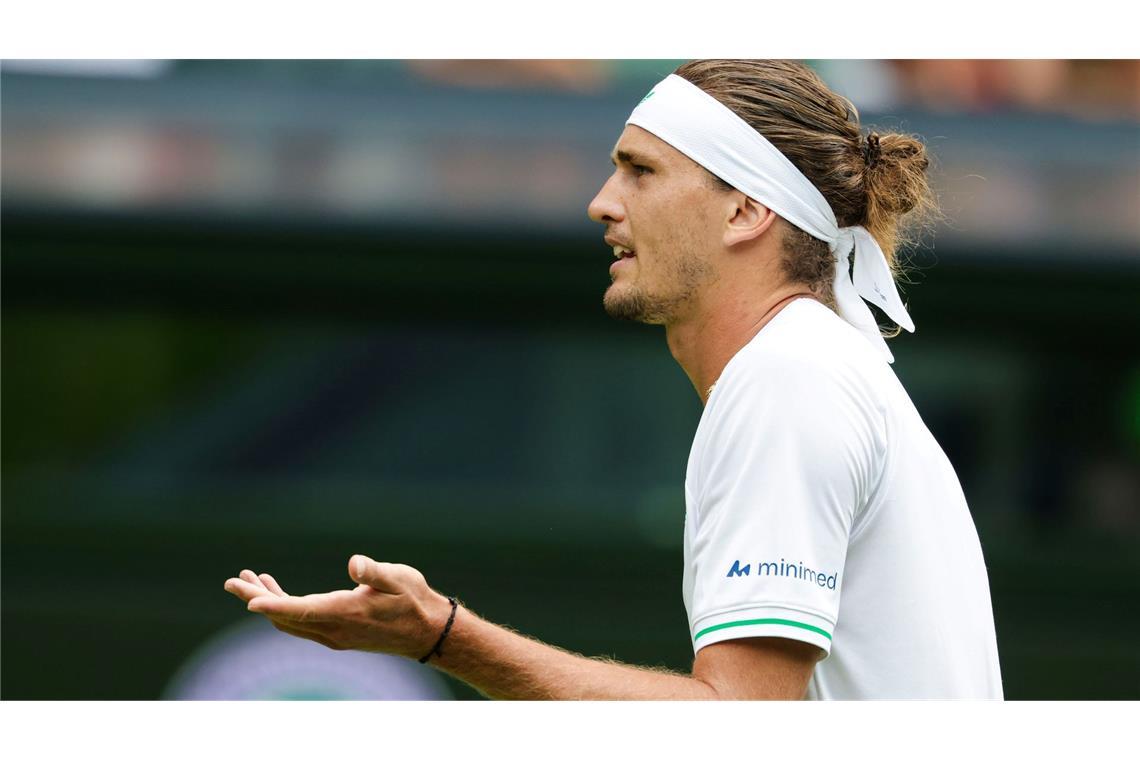 Alexander Zverev machte in Wimbledon seine mentalen Probleme öffentlich.