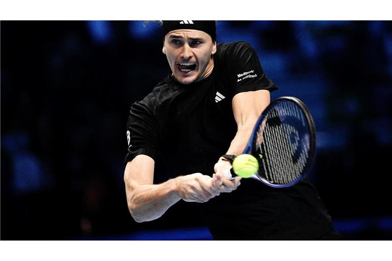 Alexander Zverev musste im letzten Gruppenspiel hart kämpfen.