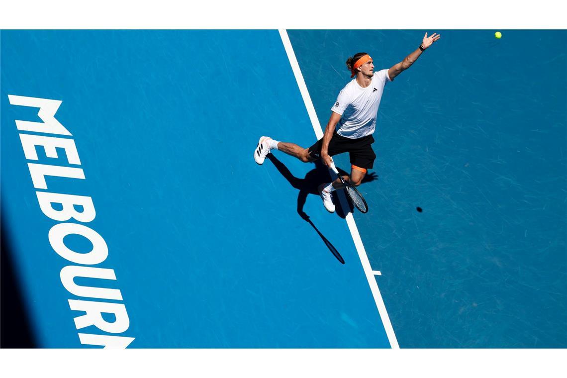 Alexander Zverev siegte zum Auftakt letztlich mühelos.