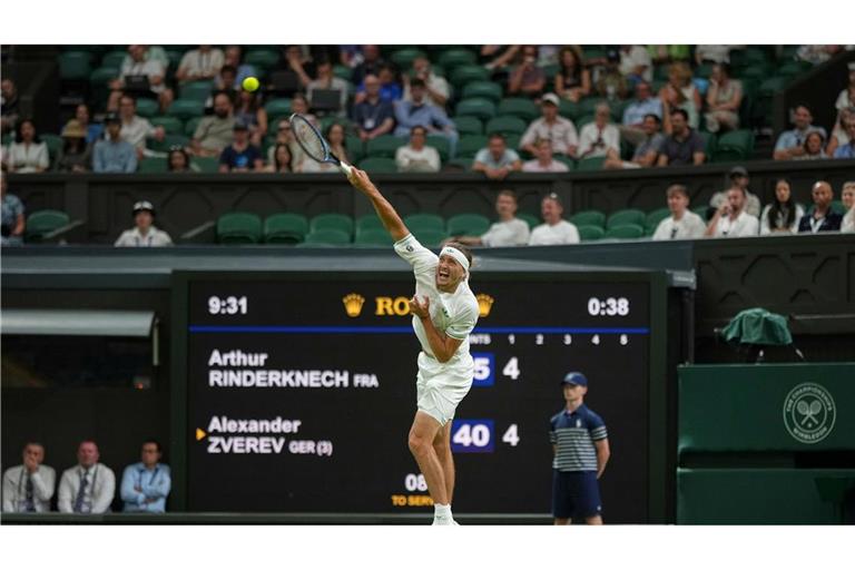 Alexander Zverev steht am Dienstag wieder auf dem Centre Court.