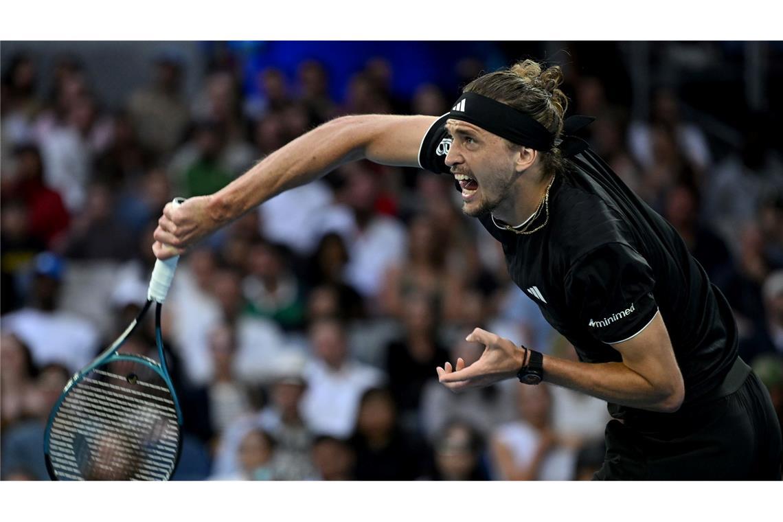 Alexander Zverev steht in Melbourne in Runde drei.
