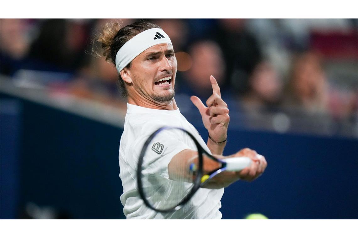Zverev spricht über mentale Probleme: "Kleines Burnout" Alexander Zverev steht in Toronto im Viertelfinale.