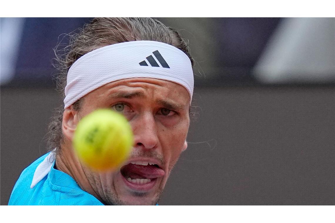 Alexander Zverev überzeugte in seiner Drittrundenpartie gegen den Belgier Alexander Blockx.