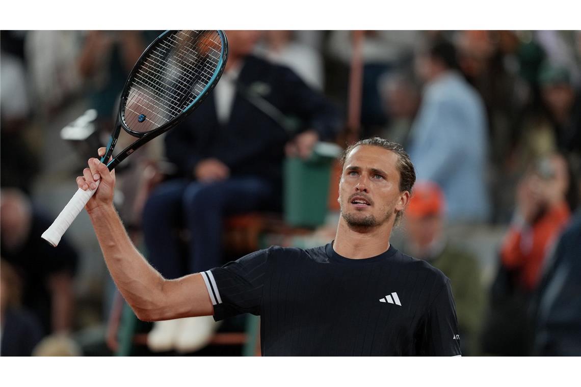Alexander Zverev will auch im Halbfinale der French Open jubeln.