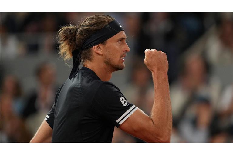 Alexander Zverev will in Paris noch zwei Siege bejubeln.