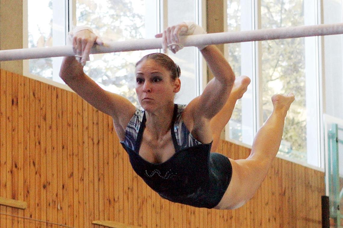 Alexandra Kiechle zählte zu den Leistungsträgerinnen der TSG-Turnerinnen, die 2006 und 2007 in der Zweiten Bundesliga mitmischten. Foto: Edgar Layher