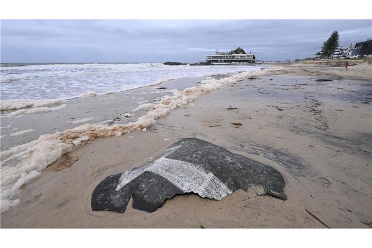"Alfred" hat hunderte Kilometer Strand erodiert.
