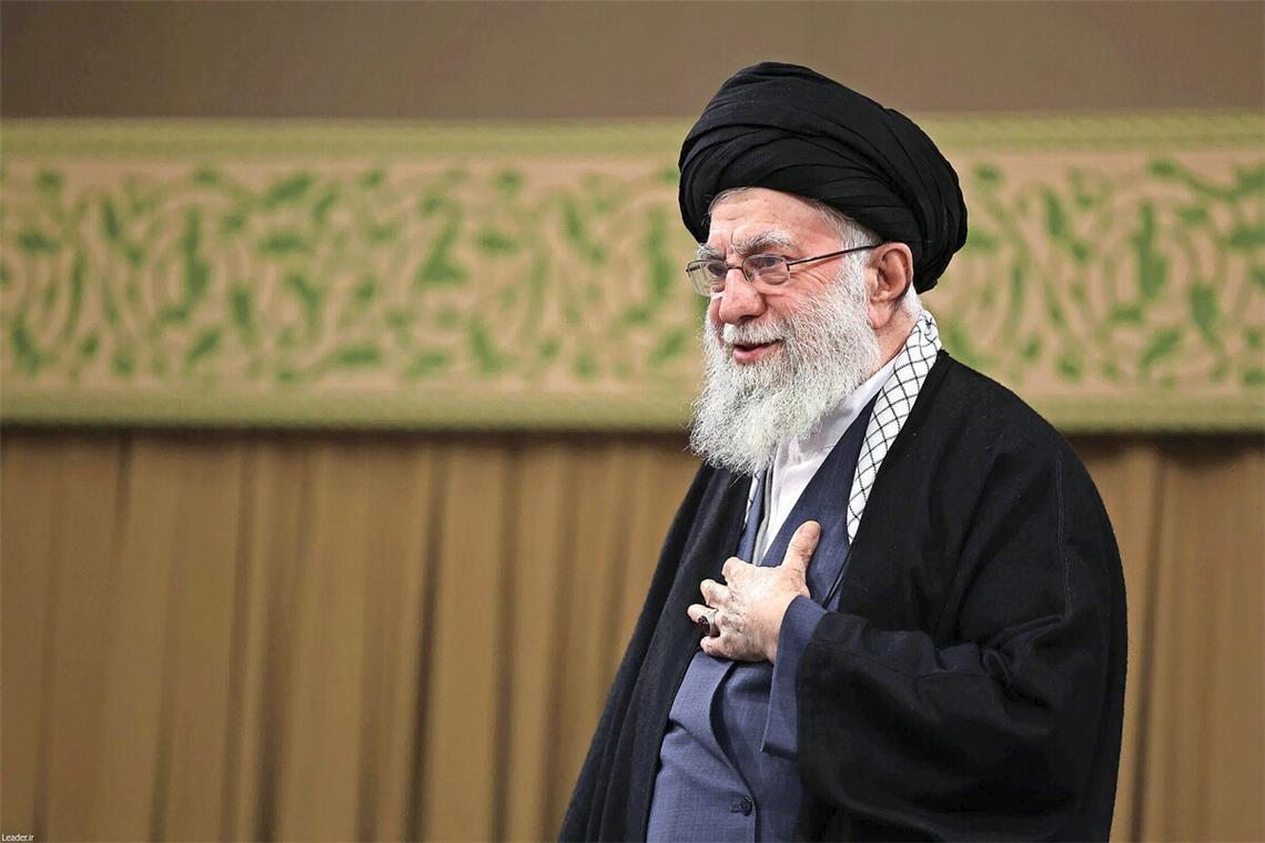 Ali Khamenei ist der religiöse Führer der Islamischen Republik Iran.