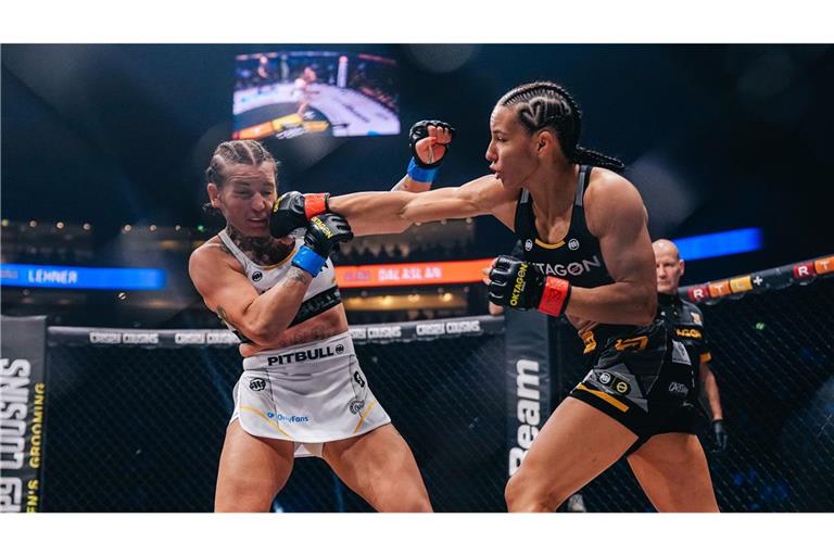 Alina Dalaslan (re.) baute ihre Serie aus. Sie besiegte Katharina Lehner.