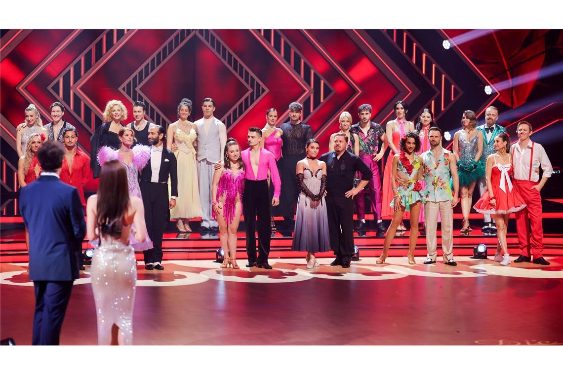 Alle 14 Paare stehen in der RTL-Tanzshow „Let's Dance“ im Coloneum.