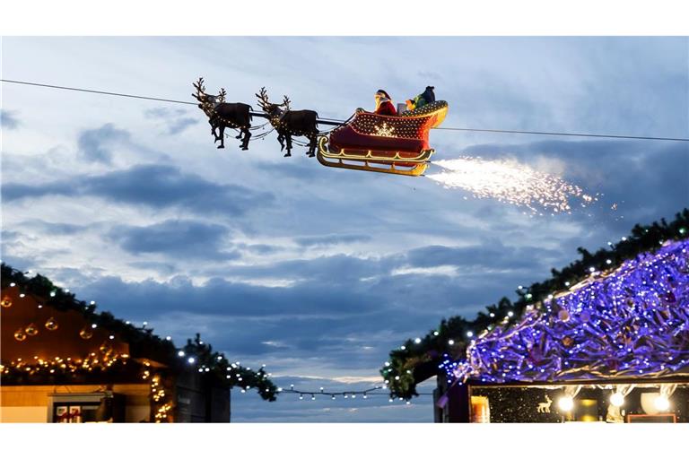 Alle Jahre wieder lässt sich die Flugroute des Weihnachtsmannes im Internet verfolgen. (Symbolbild)